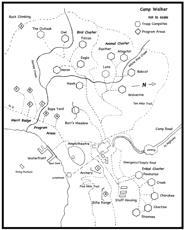Camp Walker Map