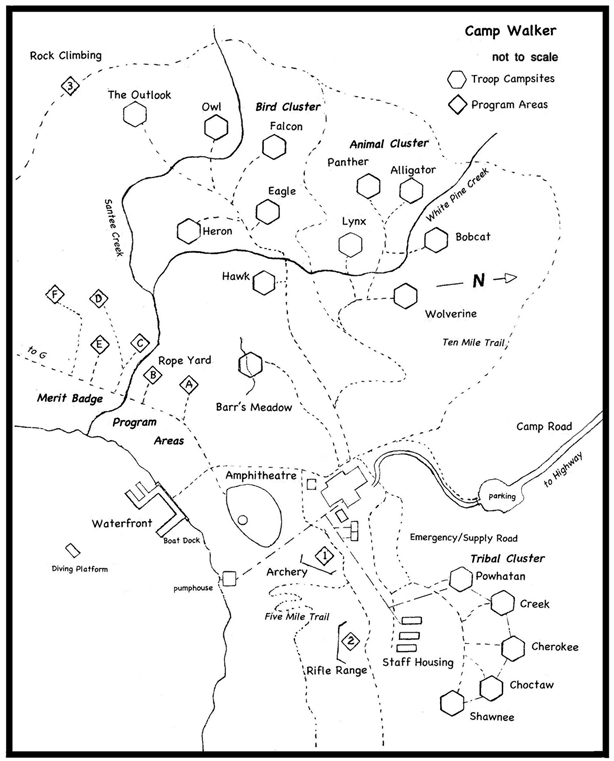Camp Walker Map
