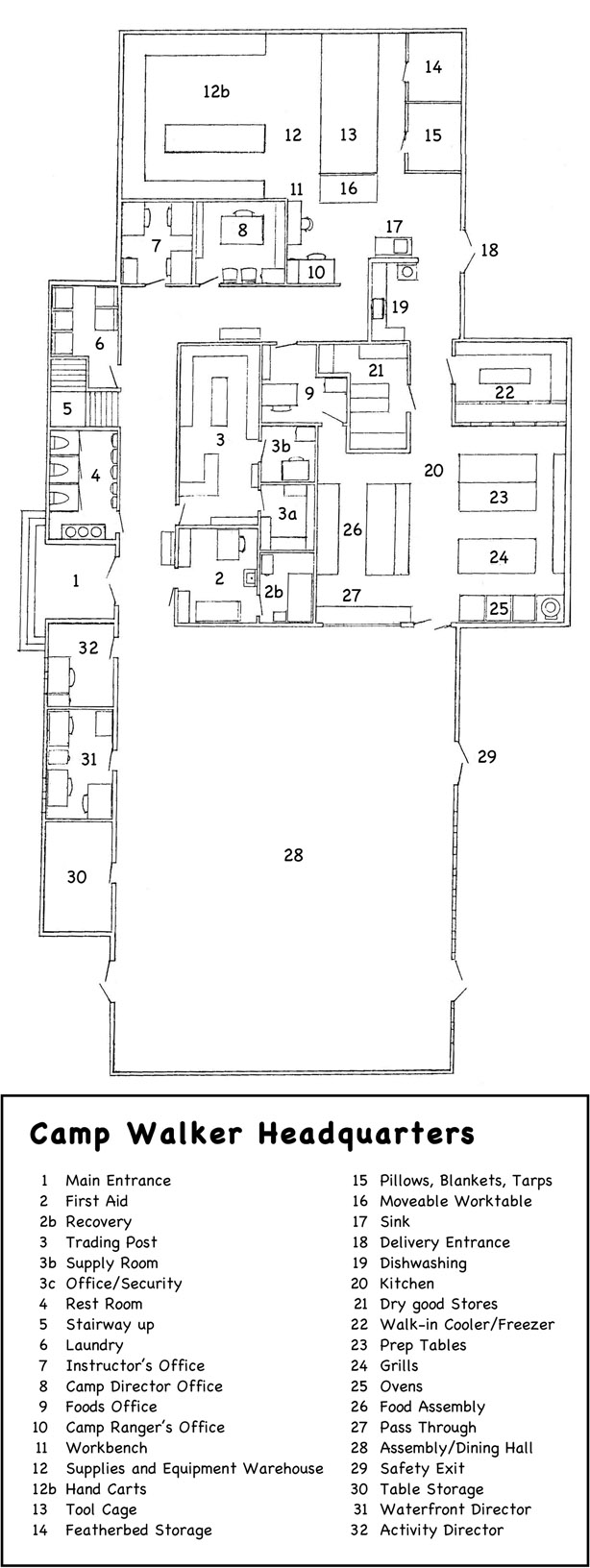 Camp Walker HQ Floorplan